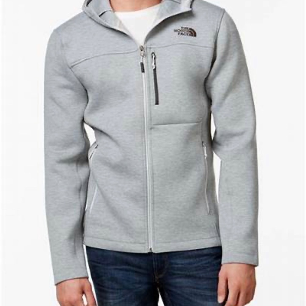 The North Face ~ Men’s Gray Haldee Hooded Fleece Jacket ~ XL ~ Great Condition!